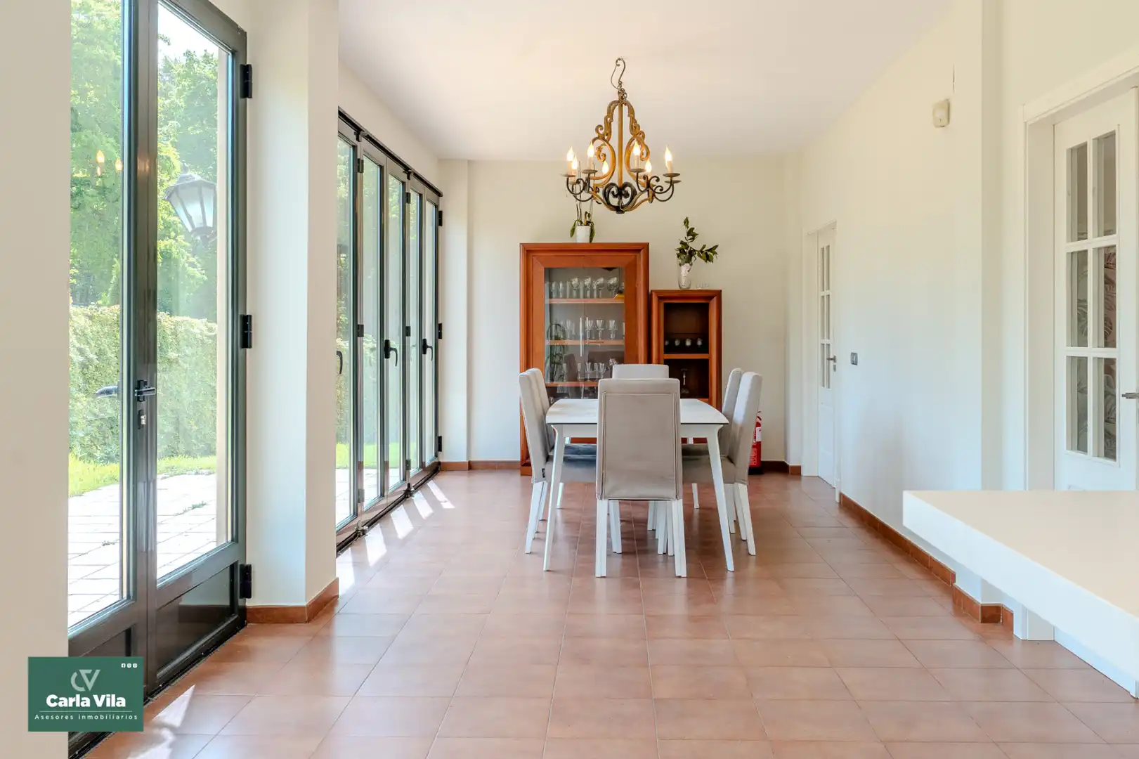 Esszimmer von Haus oder Chalet zum Verkauf in O Corgo   mit Heizung, Privatgarten und Parkett