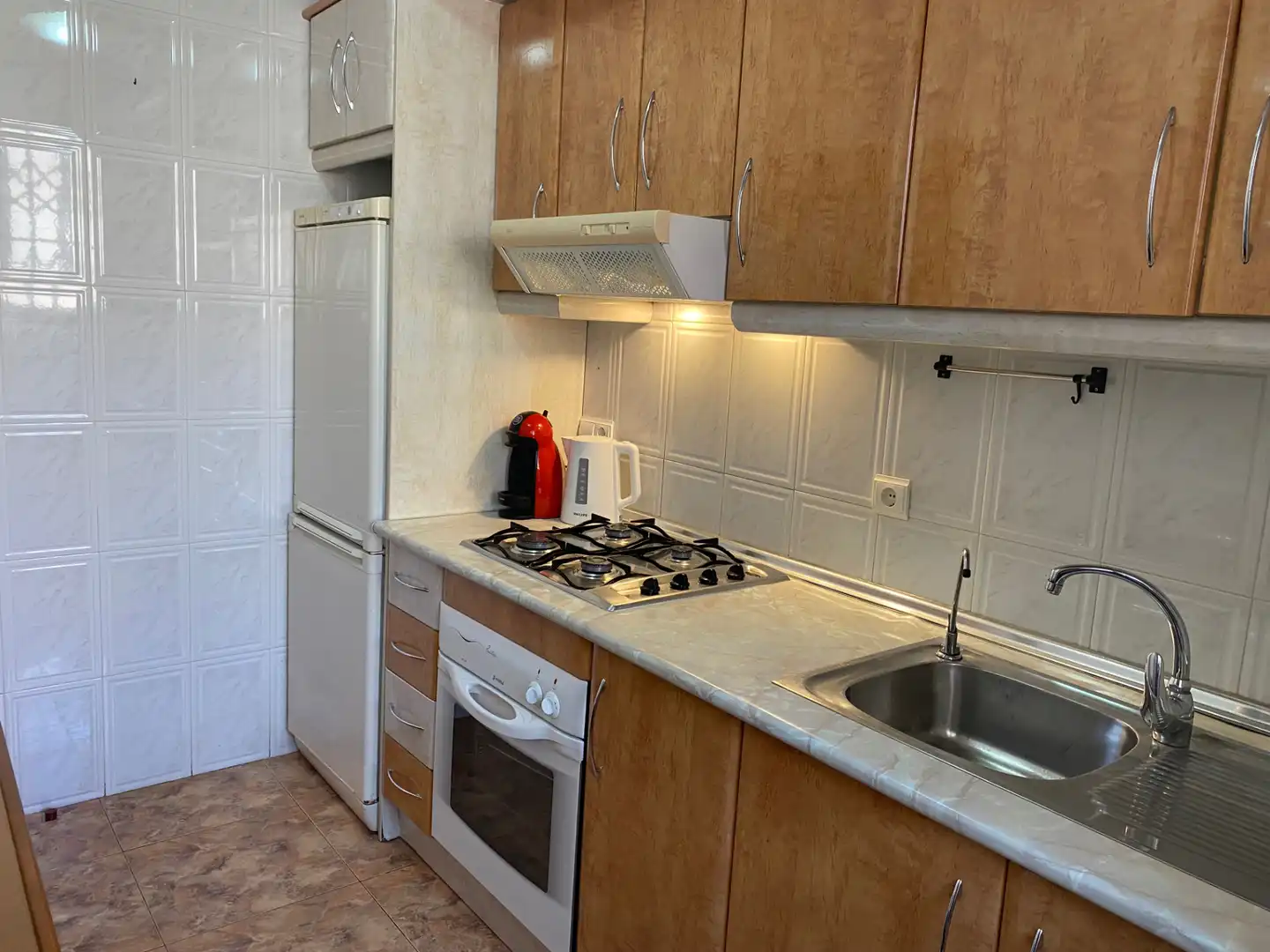 Kitchen of Flat for rent in Los Alcázares  with Air Conditioner, Heating and Furnished