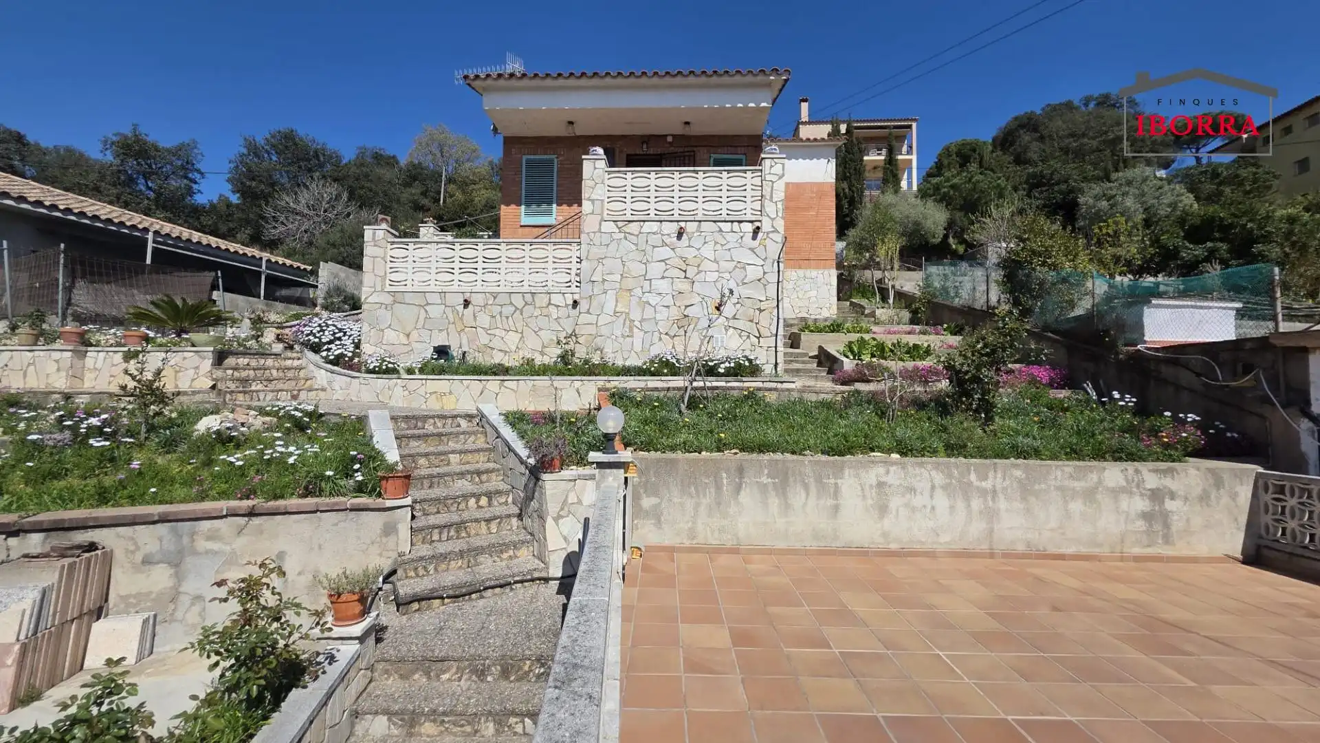 Vista exterior de Casa o xalet en venda en Tordera amb Jardí privat