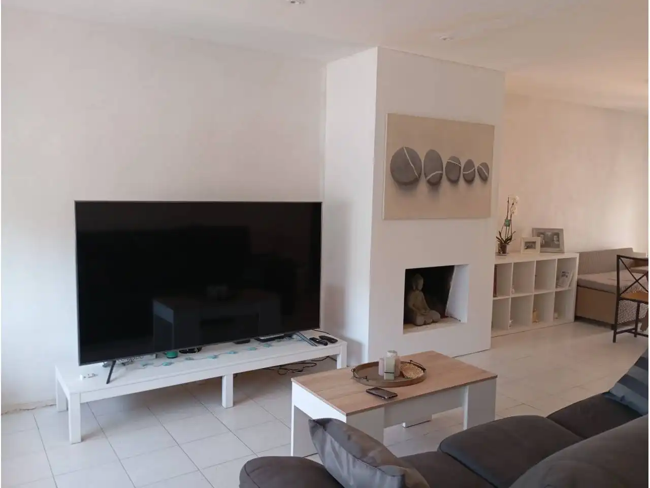 Sala d'estar de Casa o xalet en venda en Cunit amb Calefacció, Jardí privat i Terrassa