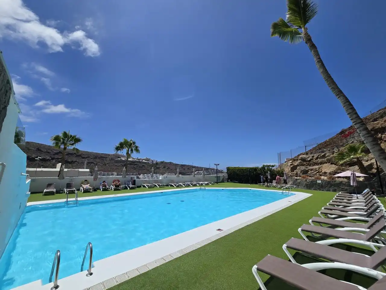 Swimming pool of Apartments for rent in Mogán  with Terrace, Furnished and Balcony