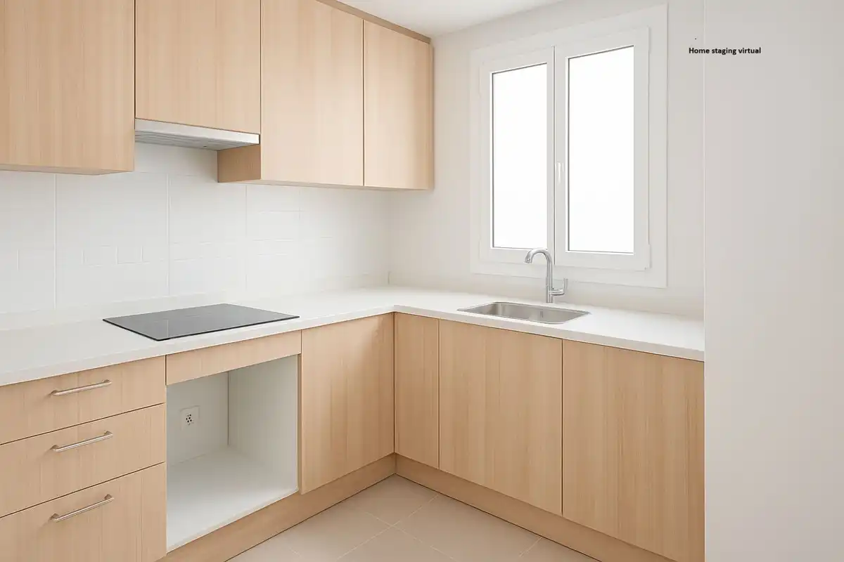 Kitchen of Apartments for sale in Fuengirola  with Air Conditioner and Heating