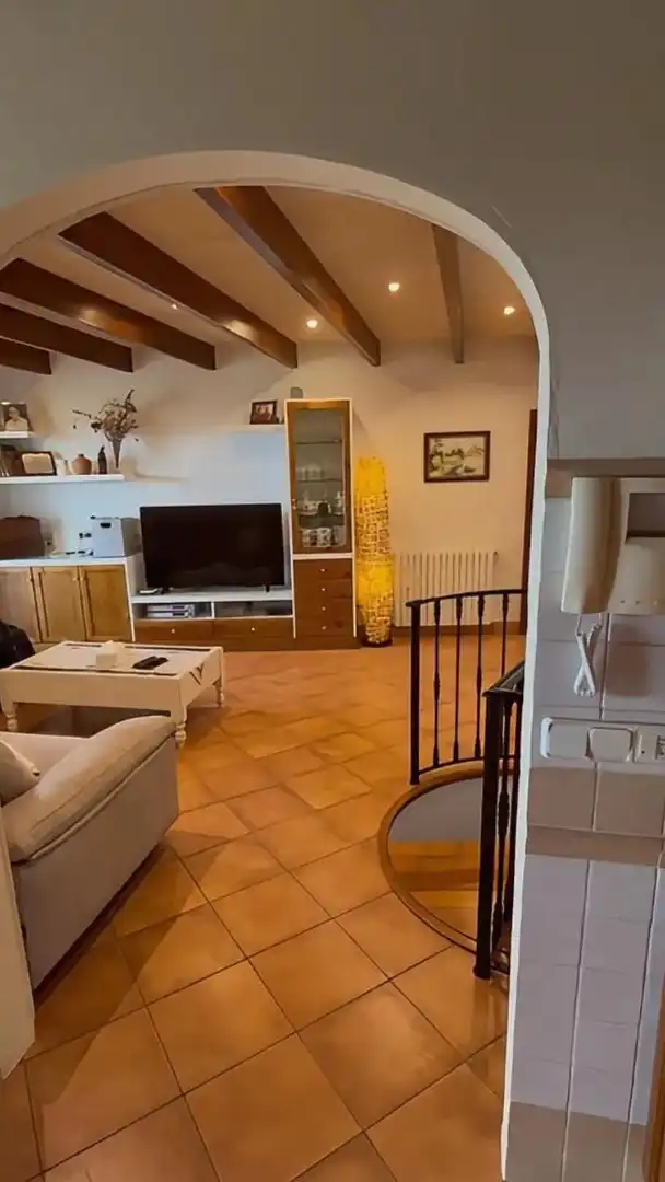 Sala de estar de Casa adosada en venta en Alaior con Aire acondicionado, Calefacción y Jardín privado