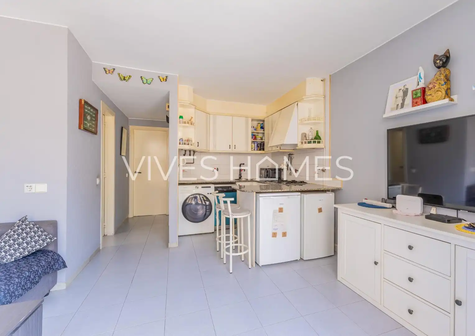 Kitchen of Flat for sale in Caldes d'Estrac  with Furnished