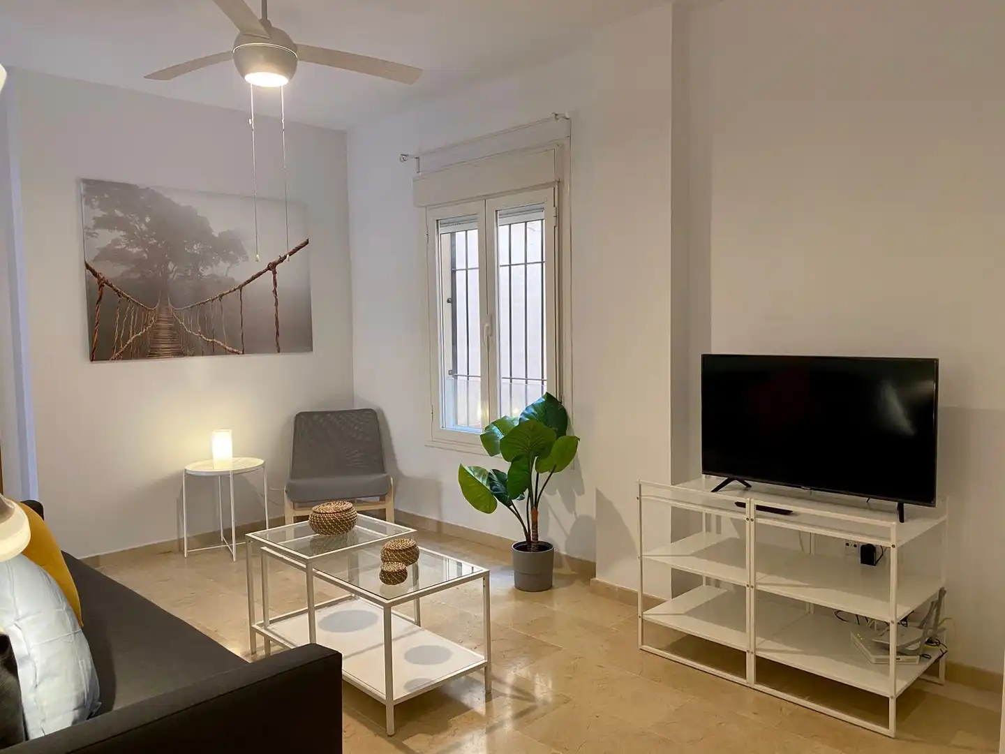 Living room of Flat for rent in Málaga  with Air Conditioner, Heating and Terrace