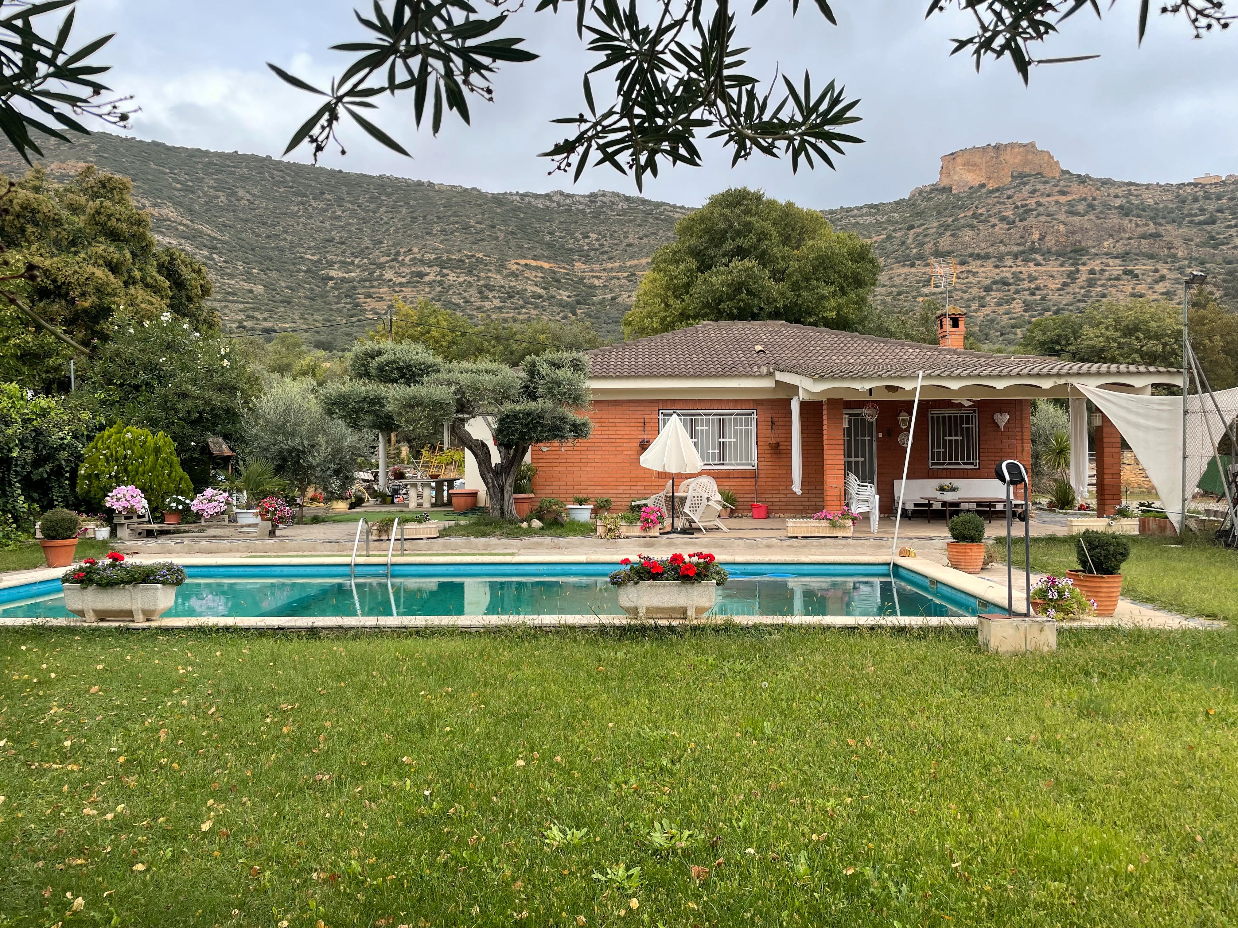 Swimming pool of Country house for sale in Camarasa  with Heating, Private garden and Storage room