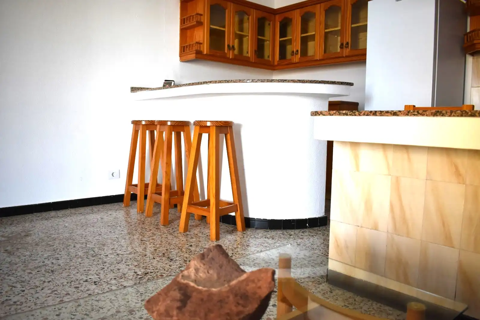Cuina de Casa o xalet en venda en La Aldea de San Nicolás  amb Jardí privat, Terrassa i Piscina
