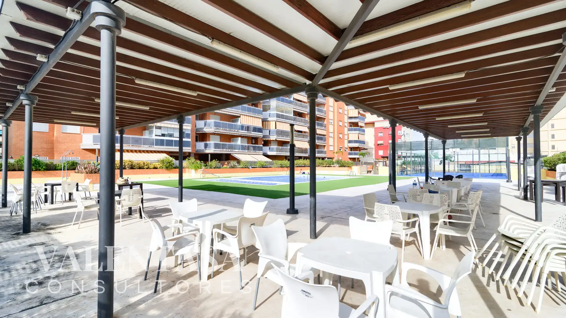 Terraza de Piso en venta en La Pobla de Farnals con Aire acondicionado, Jardín privado y Terraza