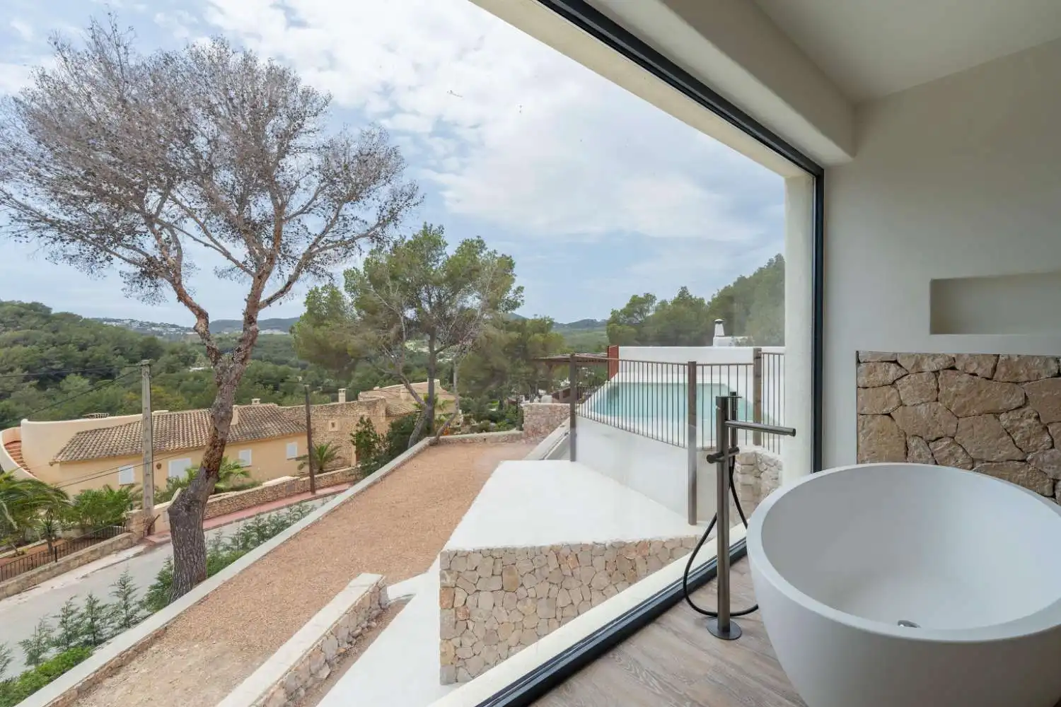 Terraza de Casa o chalet en venta en Santa Eulària des Riu con Aire acondicionado, Calefacción y Piscina