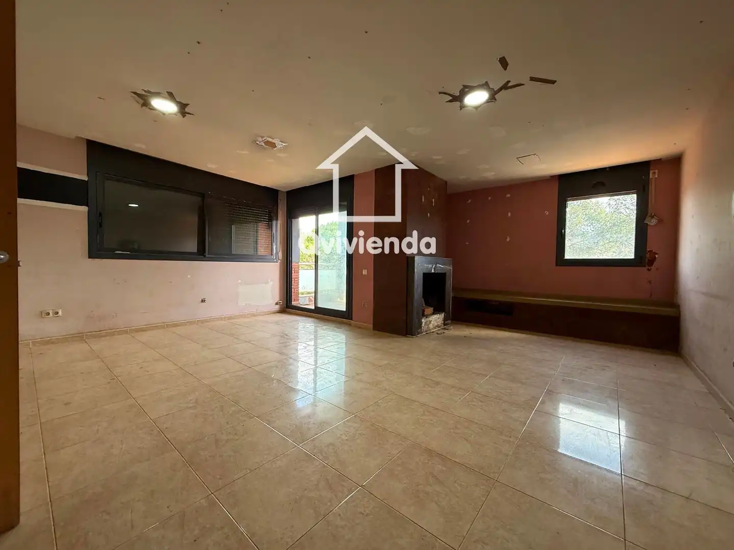 Sala d'estar de Casa adosada en venda en Sentmenat