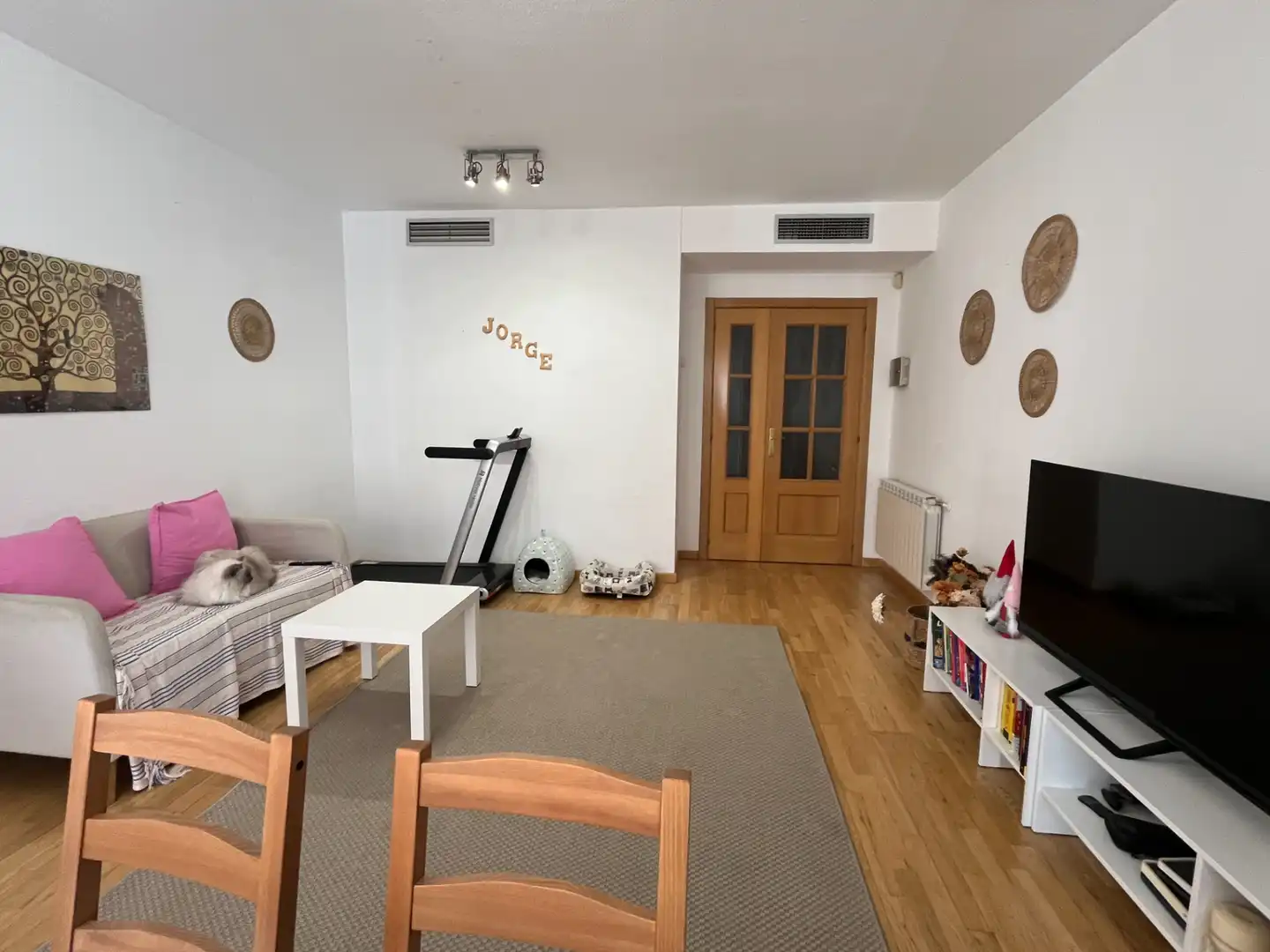 Living room of Flat for sale in Torrejón de Ardoz  with Air Conditioner, Heating and Private garden