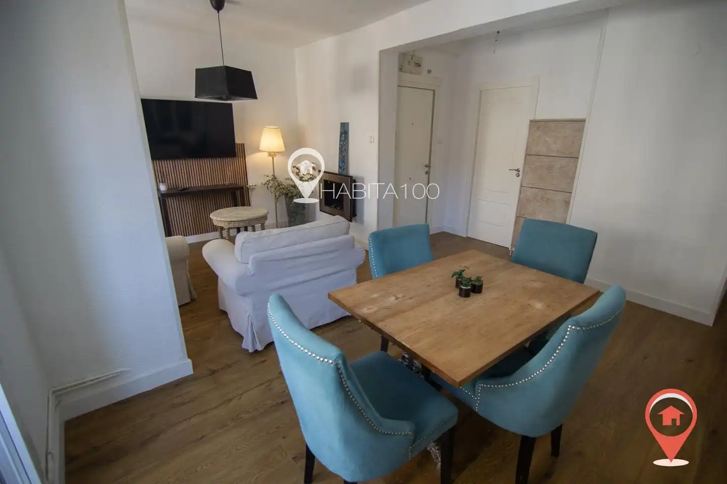 Sala d'estar de Pis en venda en Cuenca amb Calefacció
