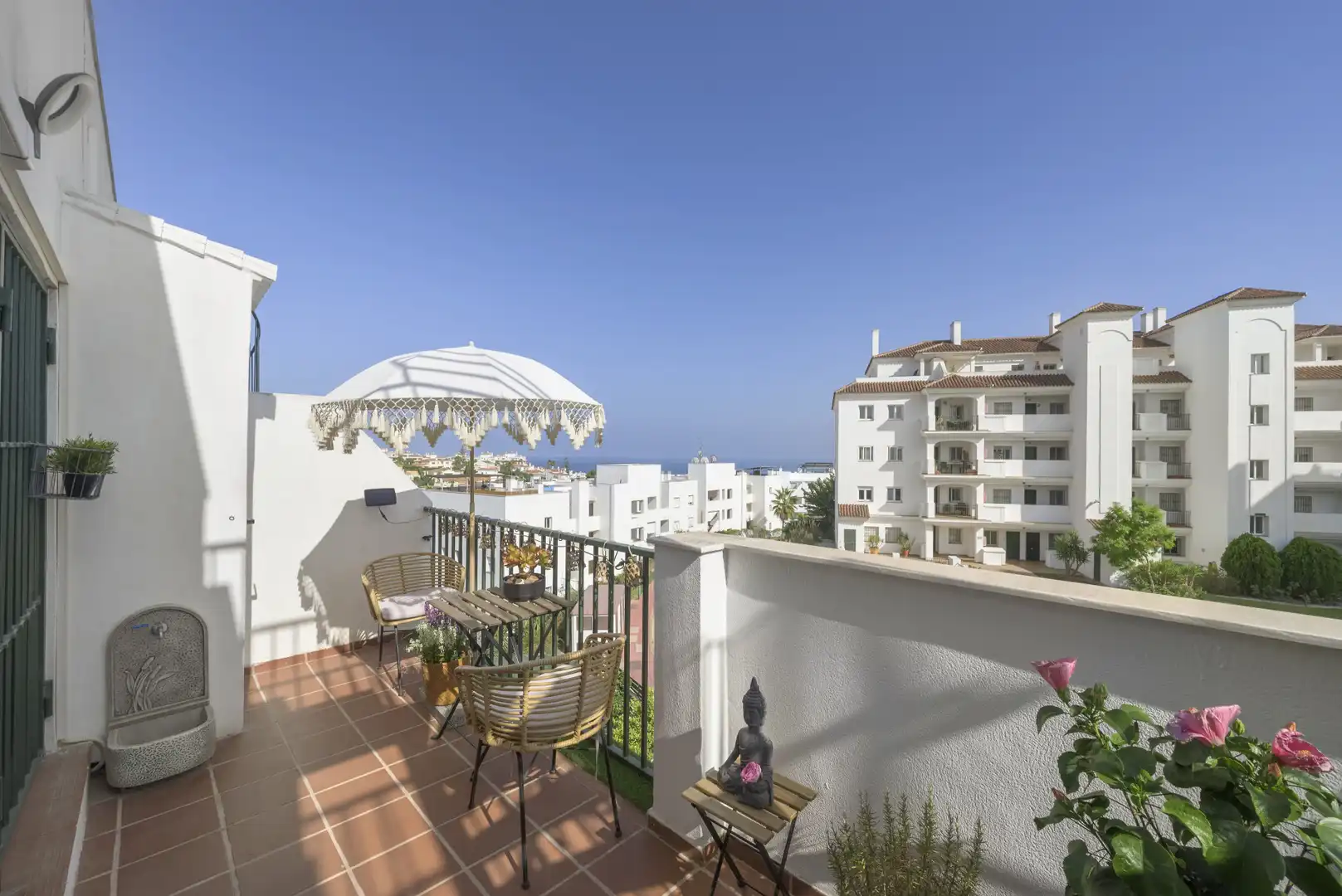Terraza de Ático en venta en Mijas con Aire acondicionado, Terraza y Piscina