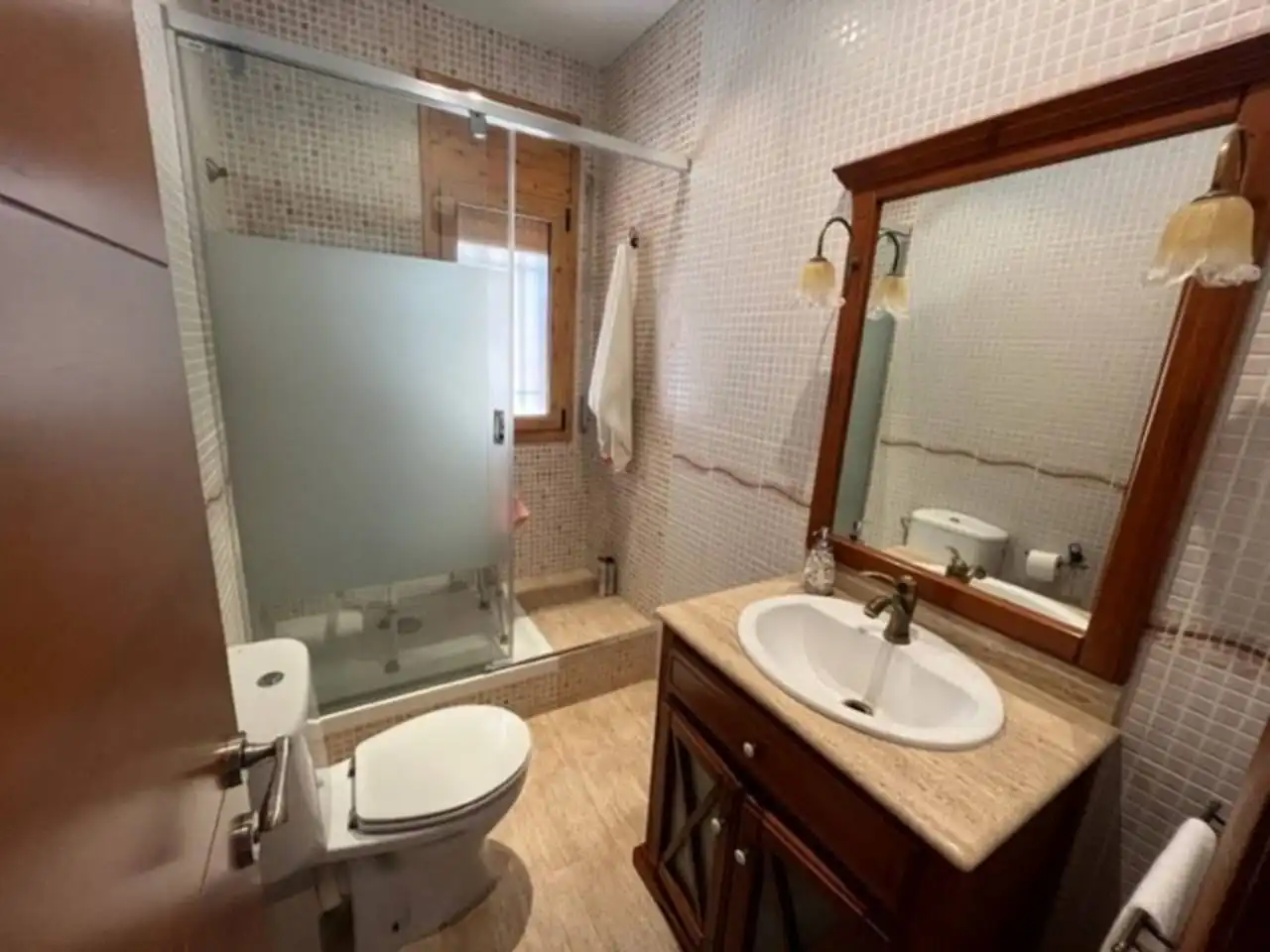 Bathroom of Houses for sale in Castellbell i el Vilar  with Air Conditioner, Heating and Private garden