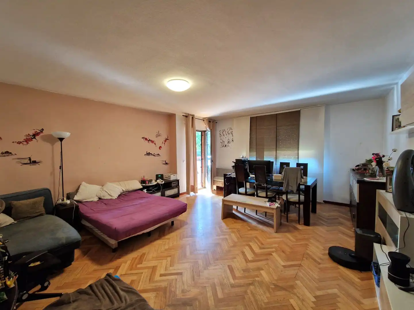 Sala de estar de Piso en venta en Leganés con Calefacción, Trastero y Amueblado