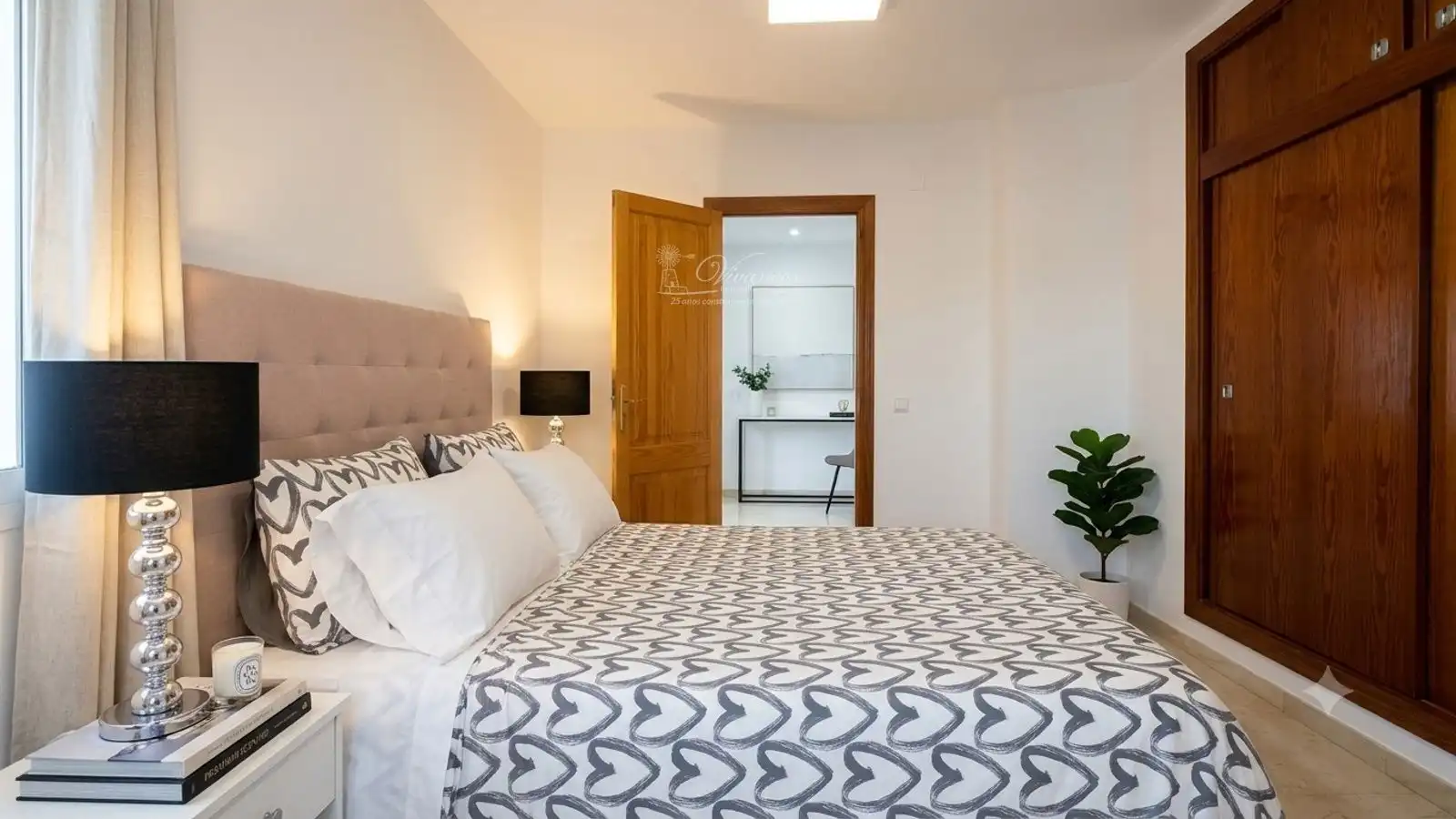 Bedroom of Houses for rent in Santa Eugènia  with Air Conditioner and Swimming Pool