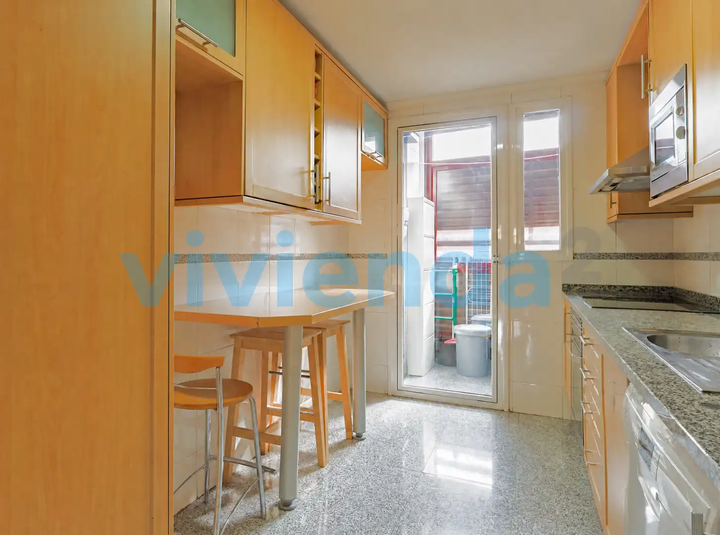 Kitchen of Flat for sale in Madrid  with Air Conditioner, Heating and Storage room