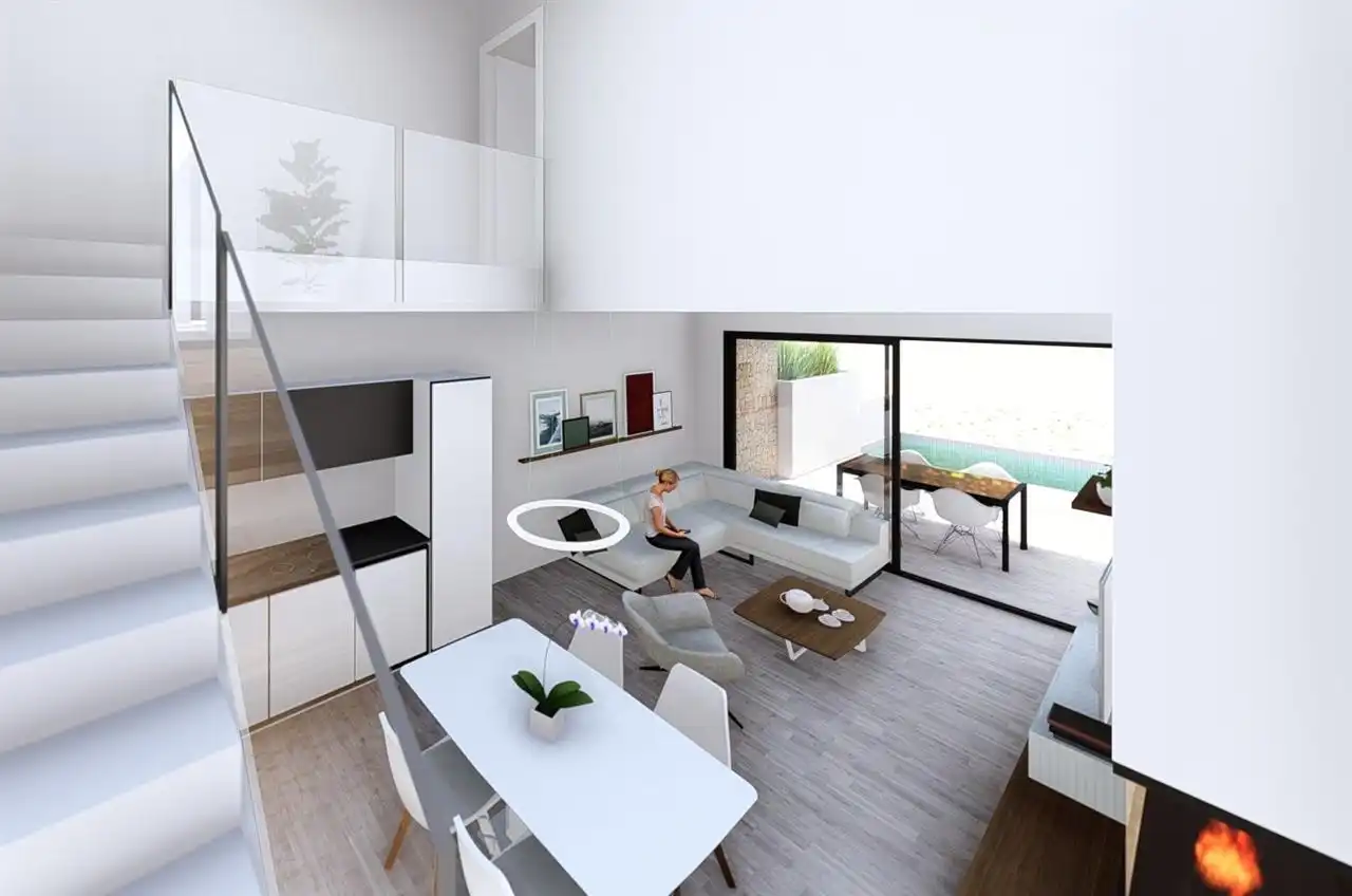Terraced house with pool for sale in Golf Valle Este, imagen 13