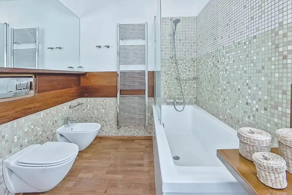 Badezimmer von Haus oder Chalet zum Verkauf in Sant Josep de sa Talaia mit Privatgarten, Terrasse und Schwimmbad