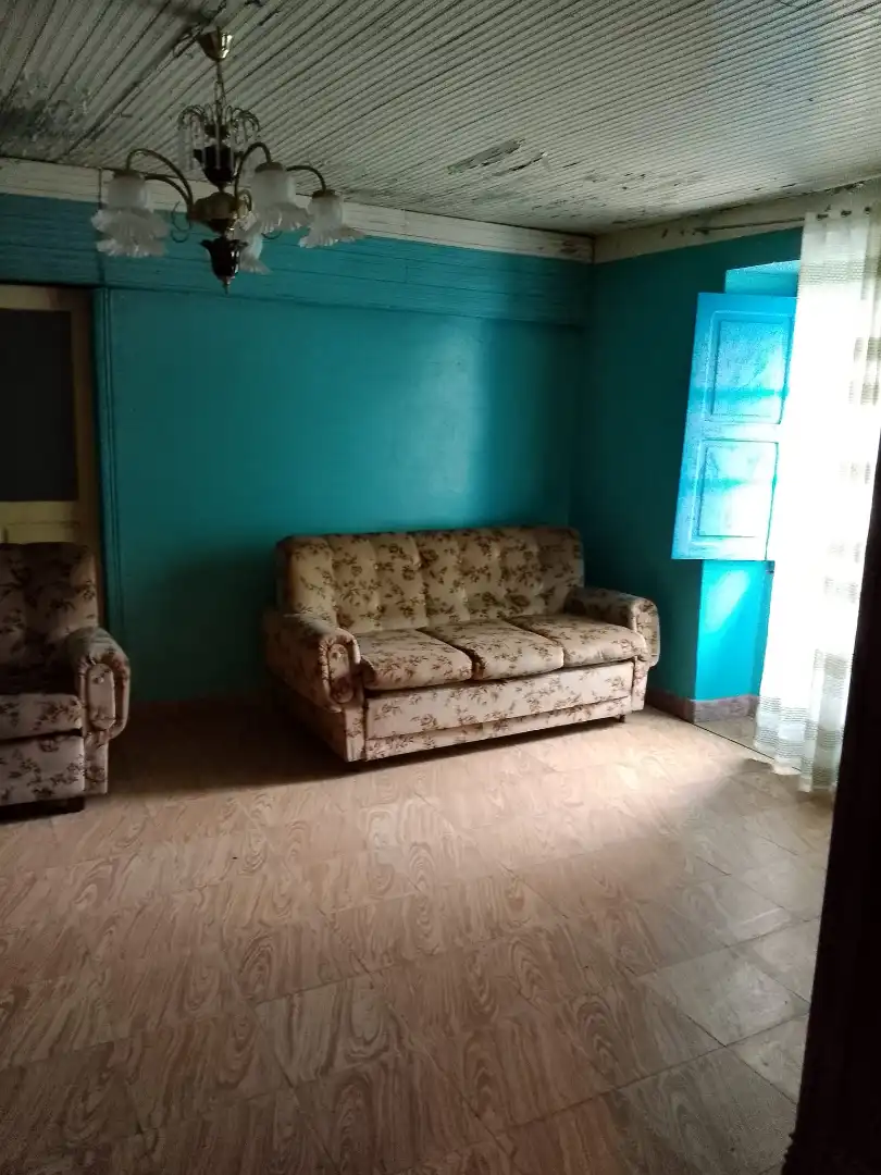 Sala d'estar de Finca rústica en venda en Cospeito amb Moblat