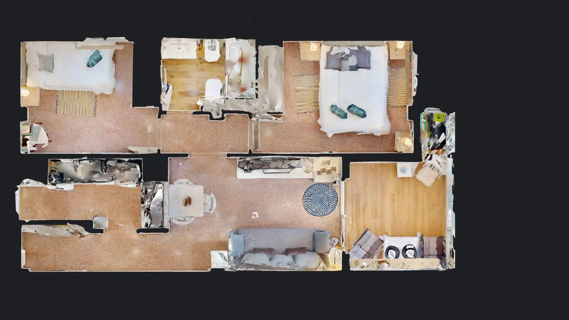 Dormitori de Apartament de lloguer en Elche / Elx amb Aire condicionat, Calefacció i Terrassa