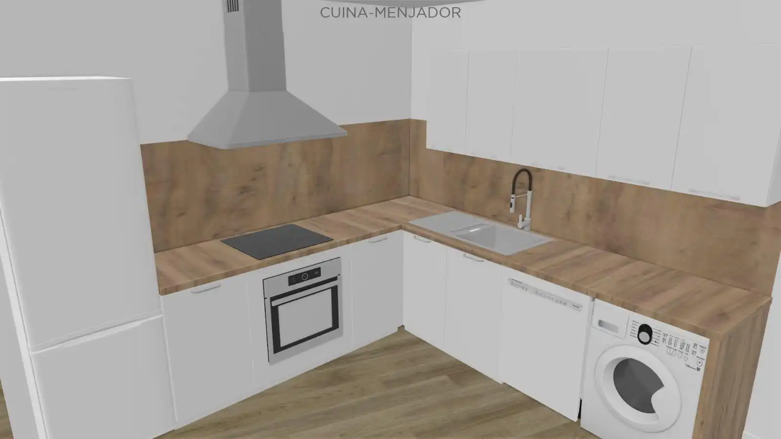 Cuina de Planta baixa en venda en Manresa amb Calefacció