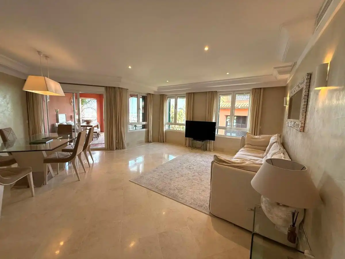 Living room of Apartments for rent in Sotogrande  with Air Conditioner, Heating and Terrace