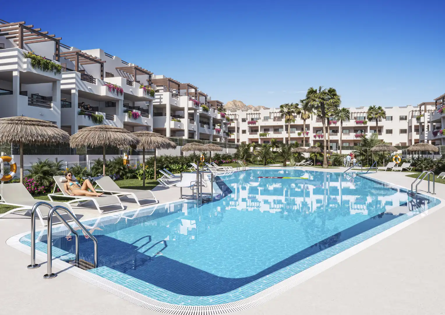 Mini appartamento di nuova costruzione con terrazza in vendita a San Juan de los Terreros, imagen 7