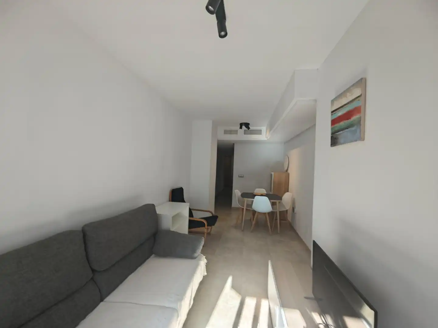 Sala d'estar de Pis en venda en Murcia amb Aire condicionat, Calefacció i Jardí privat