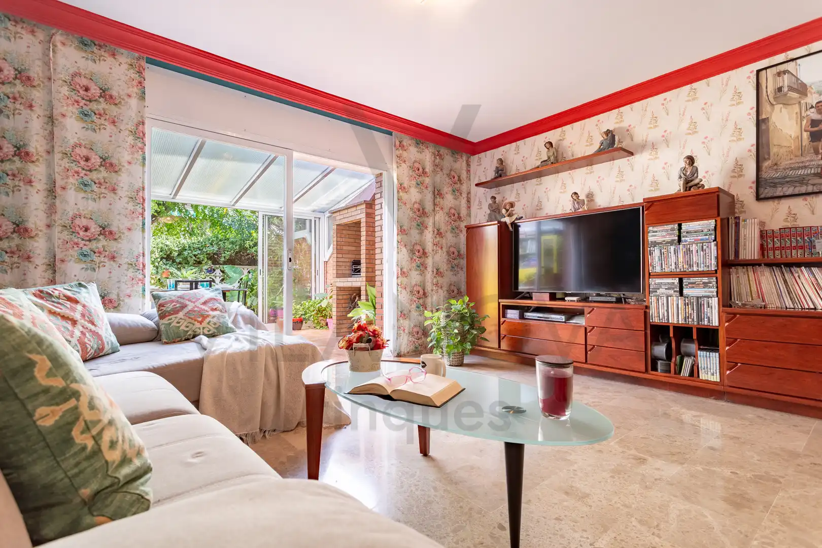 Wohnzimmer von Einfamilien-Reihenhaus zum Verkauf in Reus mit Heizung, Privatgarten und Terrasse