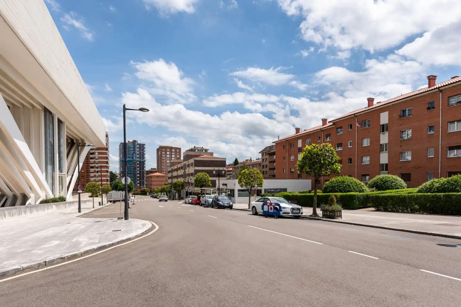 Exterior view of Flat for rent in Oviedo   with Heating, Parquet flooring and Terrace