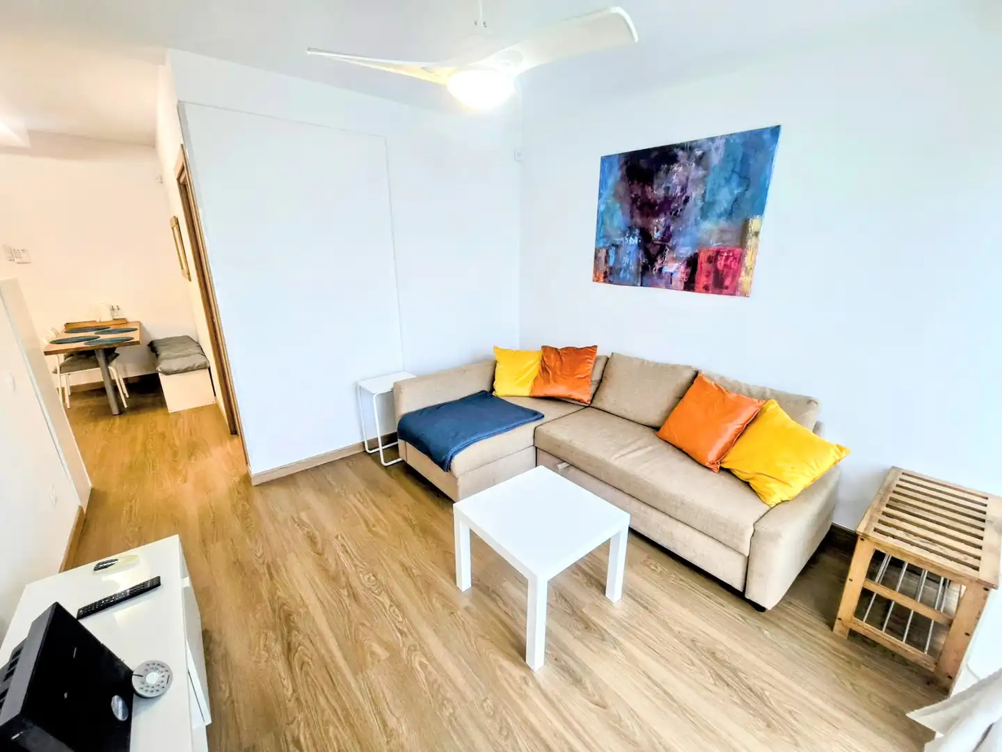 Wohnzimmer von Wohnung zum Verkauf in Arona mit Privatgarten, Terrasse und Möbliert