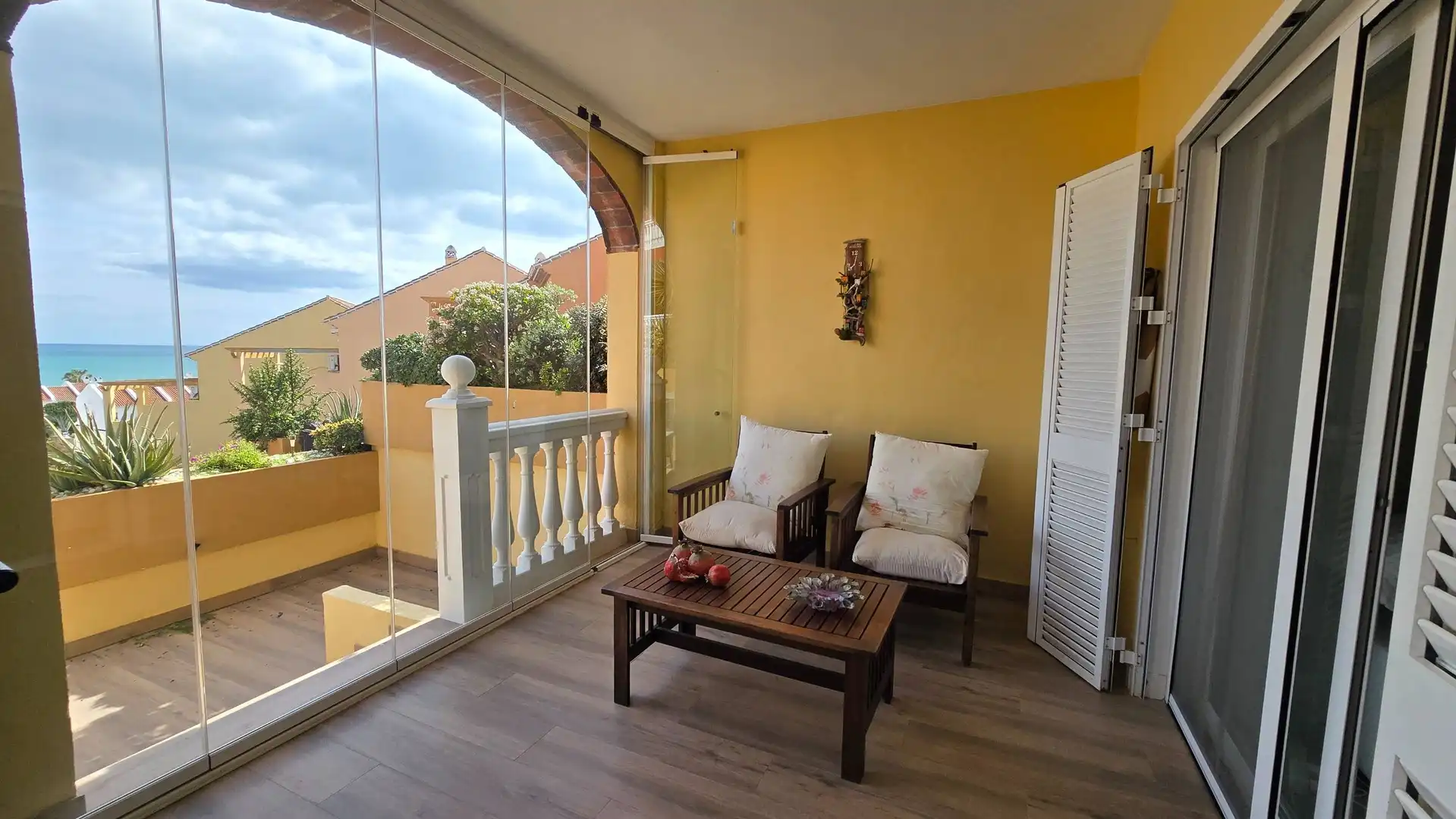 Terrassa de Dúplex en venda en Manilva amb Aire condicionat, Jardí privat i Terrassa