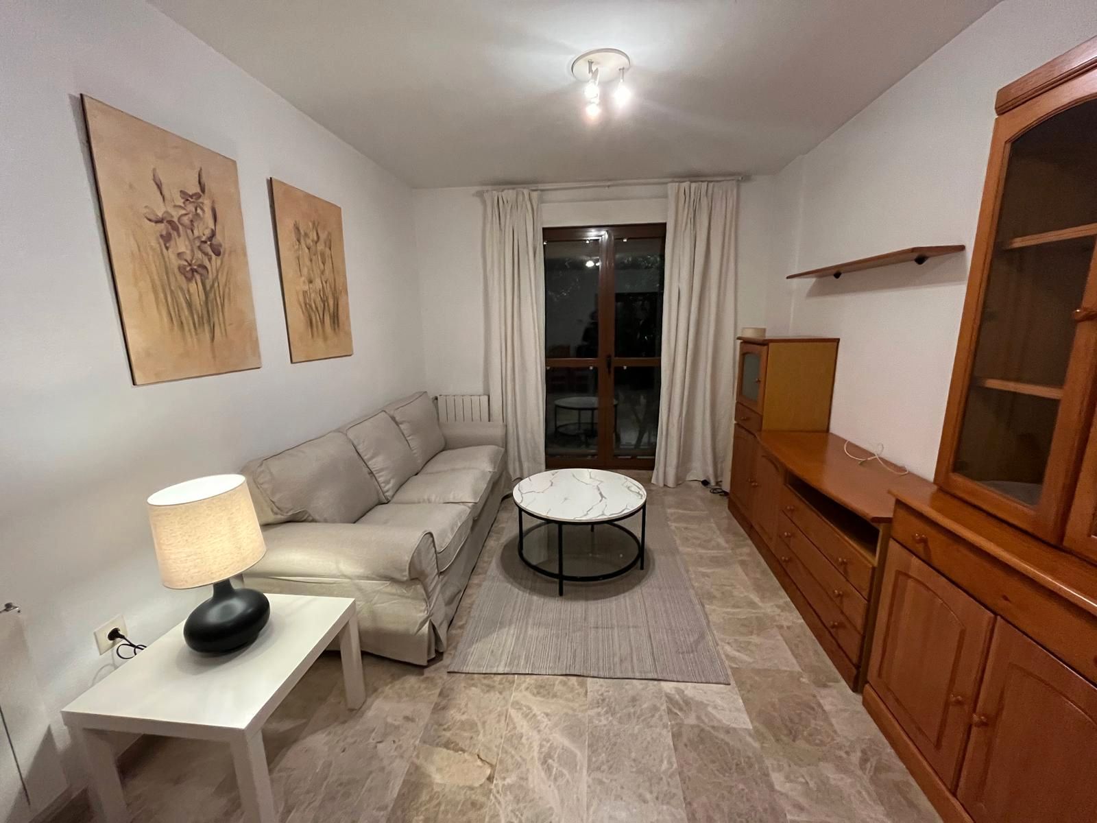 Sala d'estar de Apartament de lloguer en Badajoz Capital amb Aire condicionat, Calefacció i Moblat