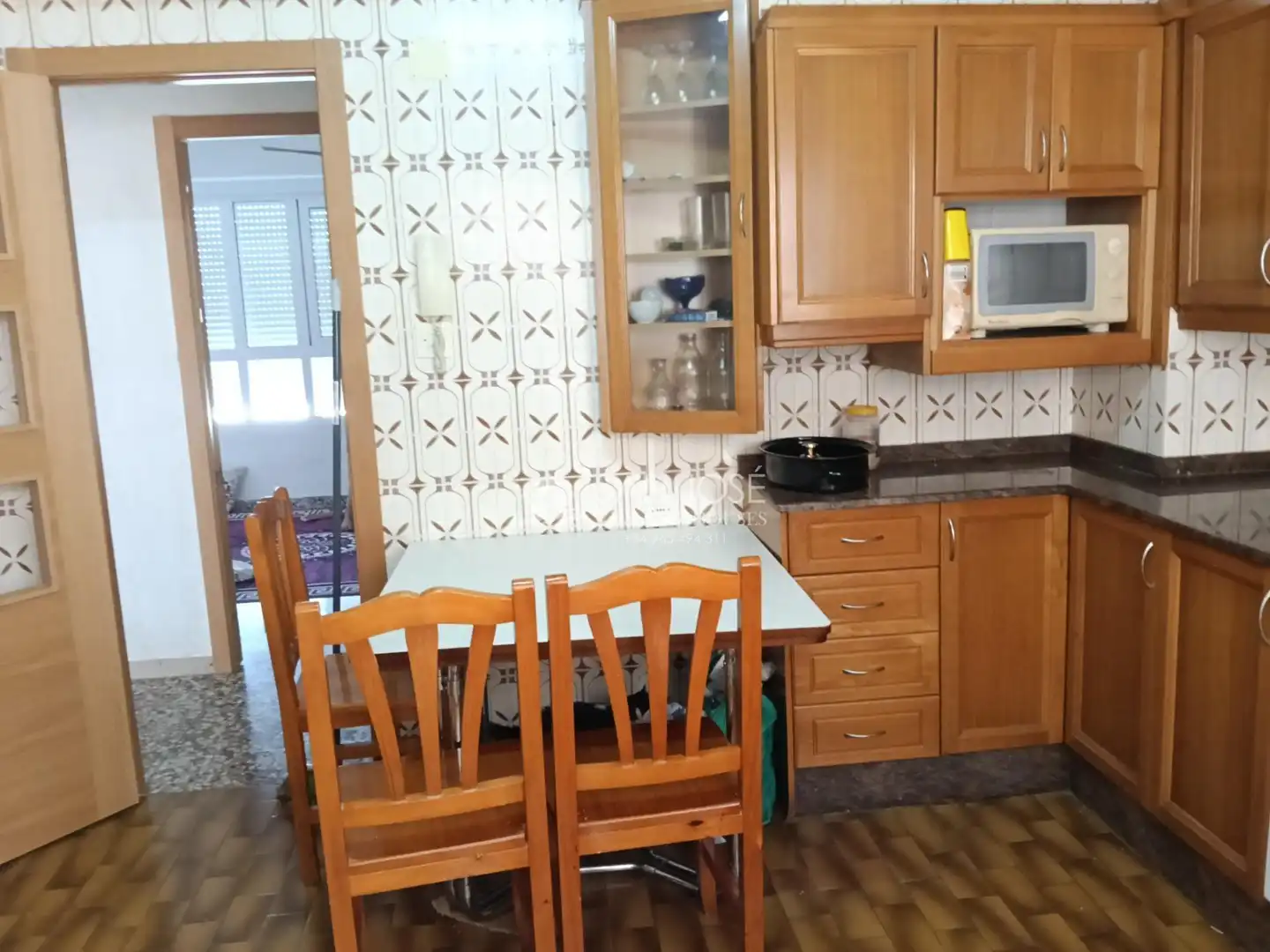 Cocina de Piso en venta en Aspe con Terraza, Trastero y Balcón
