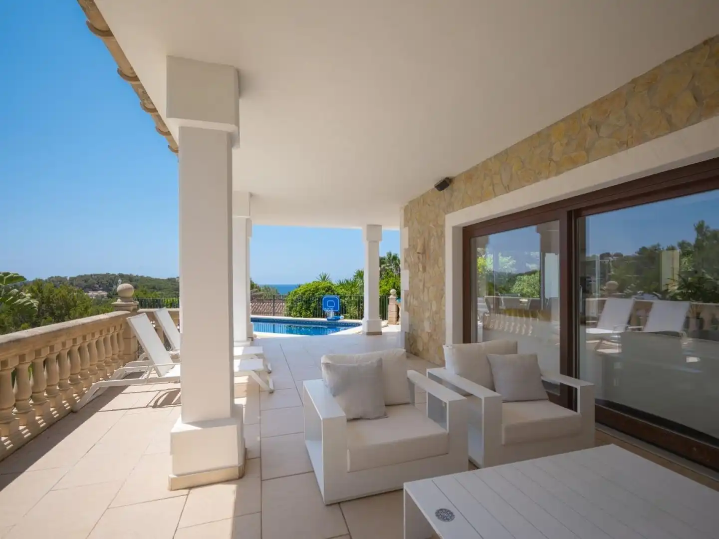 Terraza de Casa o chalet de alquiler en Calvià con Aire acondicionado, Calefacción y Jardín privado