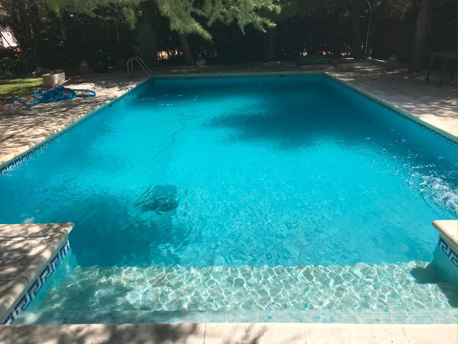 Swimming pool of House or chalet for sale in  Albacete Capital  with Air Conditioner, Heating and Private garden