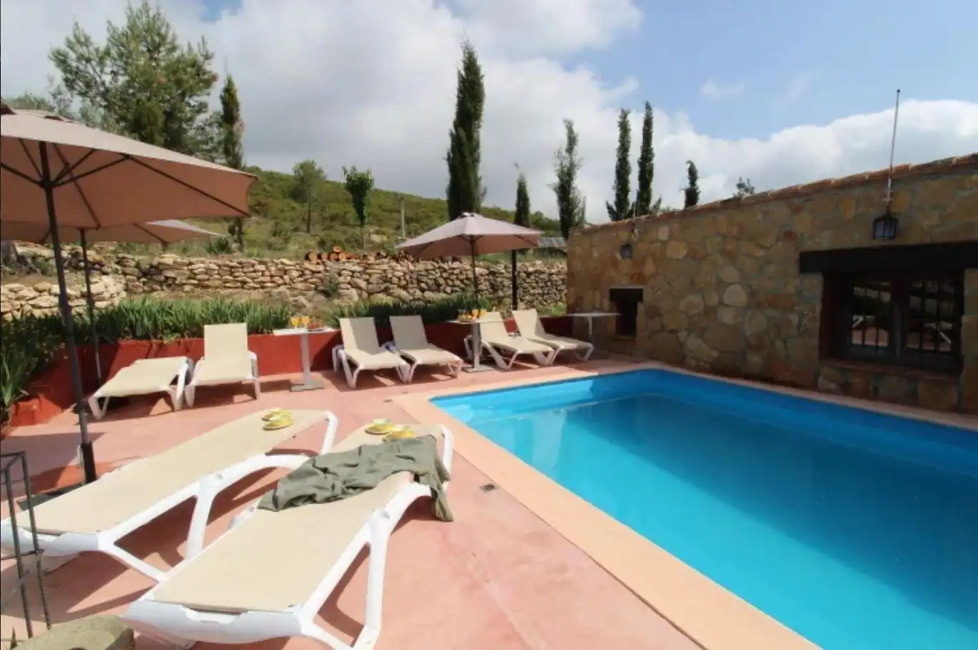 Piscina de Finca rústica en venta en Enguera con Calefacción, Jardín privado y Terraza