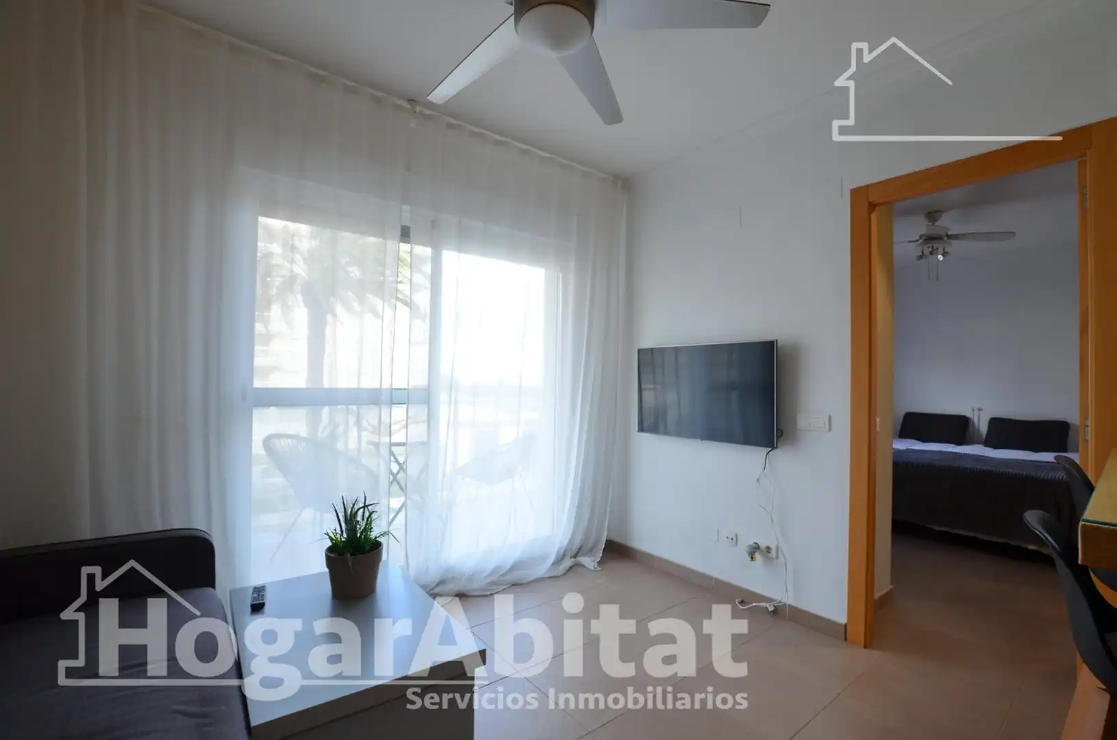 Bedroom of Flat for sale in Daimús  with Air Conditioner, Terrace and Balcony