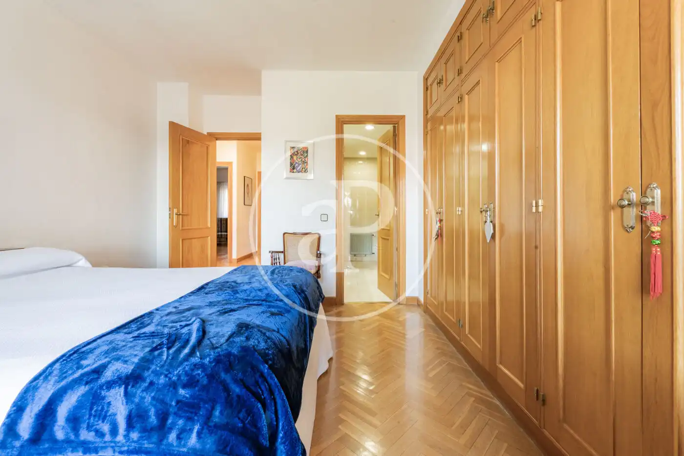 Bedroom of Flat for sale in Madrid  with Heating, Terrace and Storage room