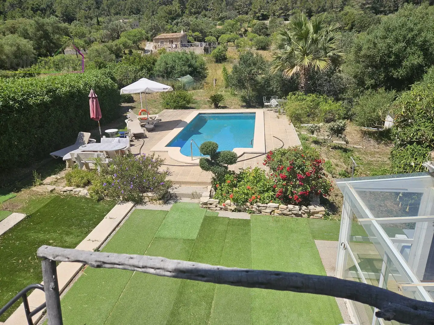 Jardí de Finca rústica en venda en Andratx amb Terrassa, Piscina i Balcó