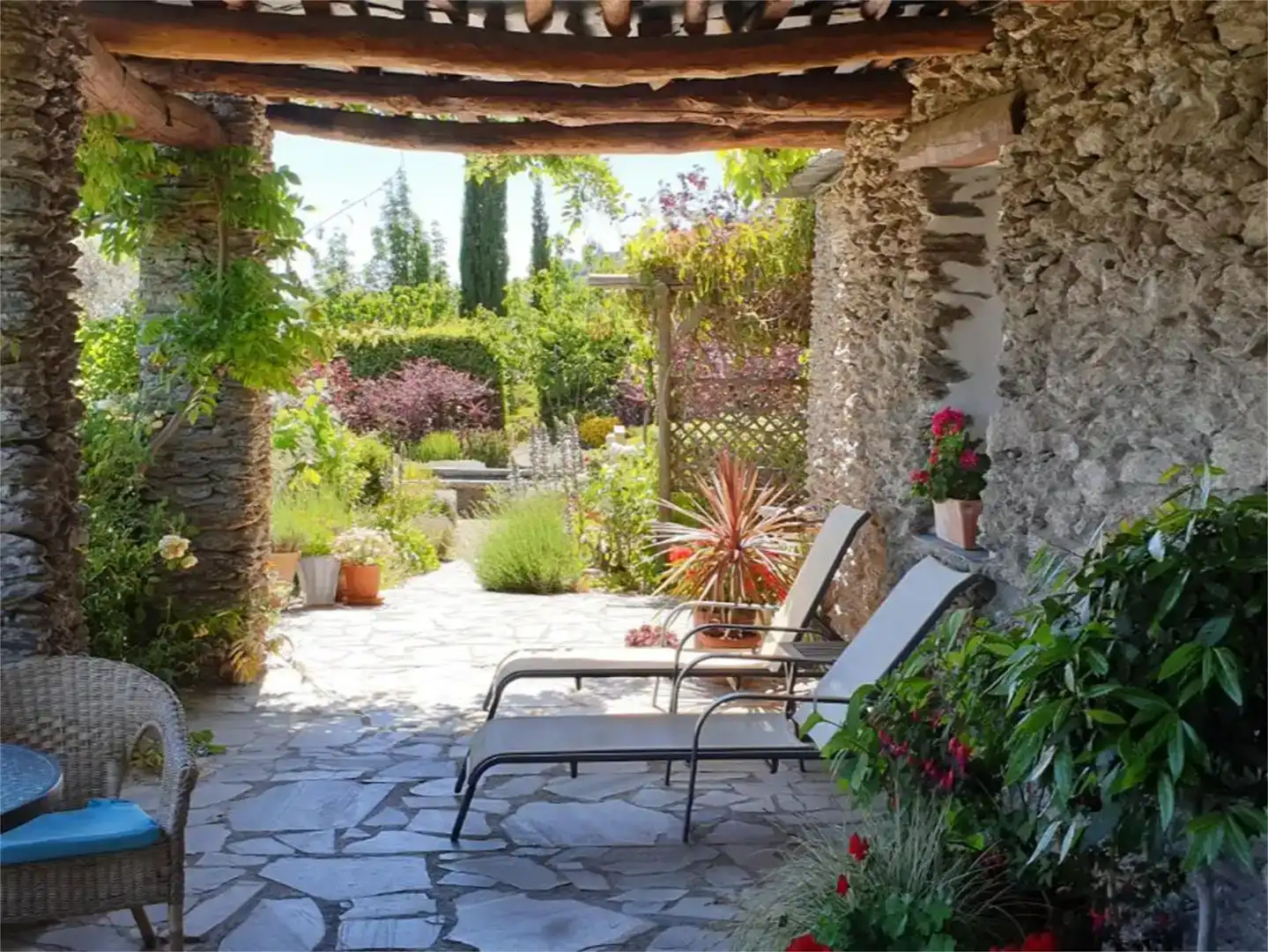 Terrassa de Finca rústica en venda en Pórtugos
