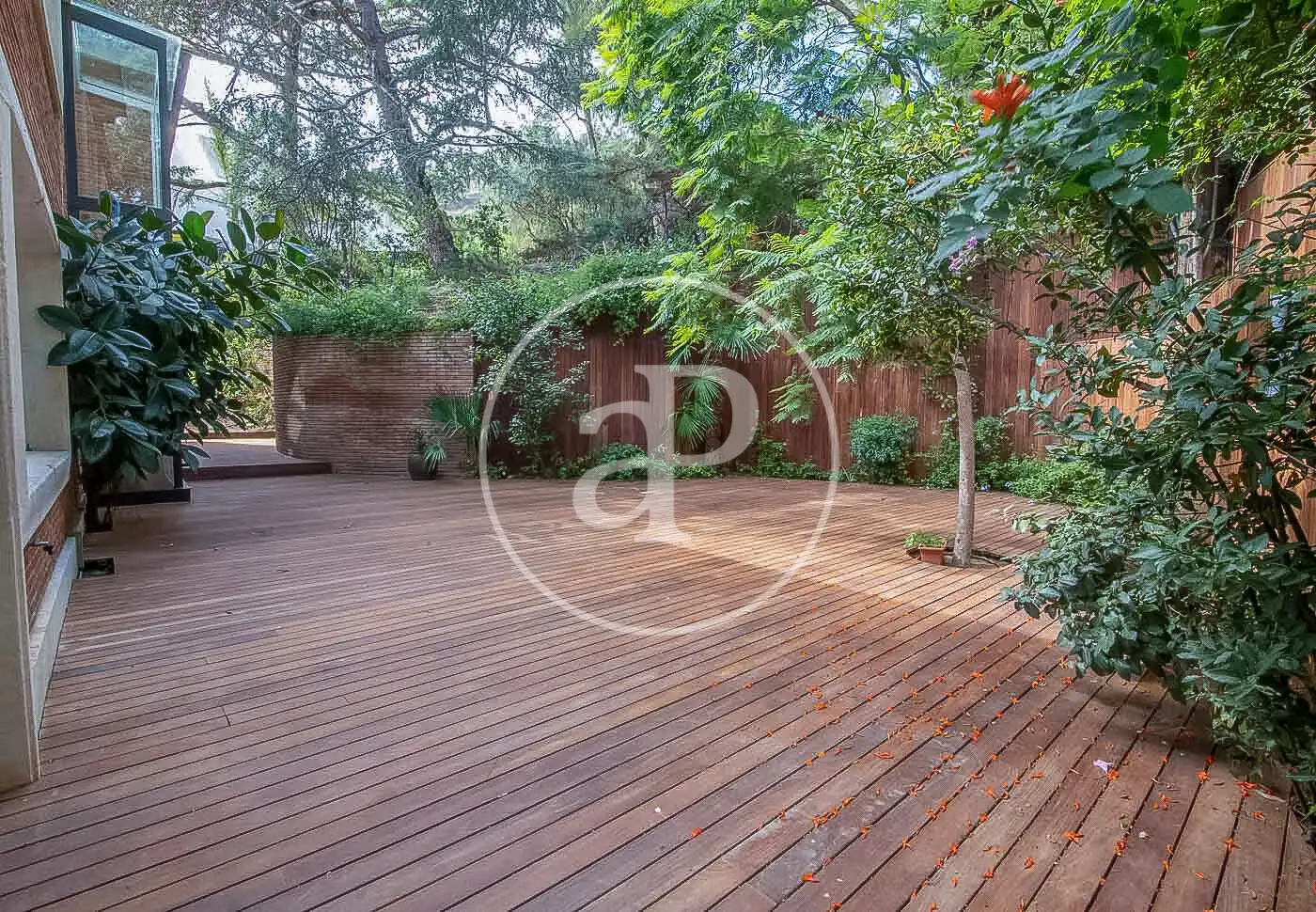 Terrace of Houses for rent in Barcelona  with Air Conditioner, Heating and Private garden