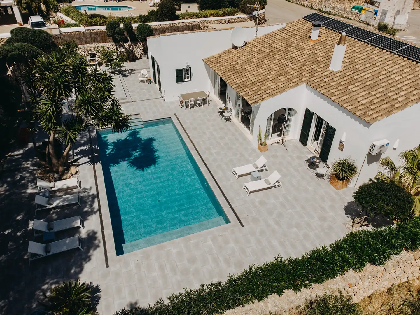 Piscina de Casa o xalet en venda en Es Castell amb Aire condicionat, Jardí privat i Terrassa