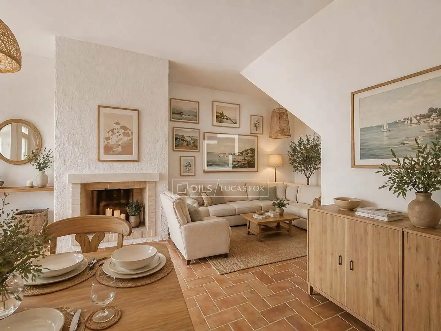 Sala d'estar de Casa o xalet en venda en Calafell amb Jardí privat, Terrassa i Traster
