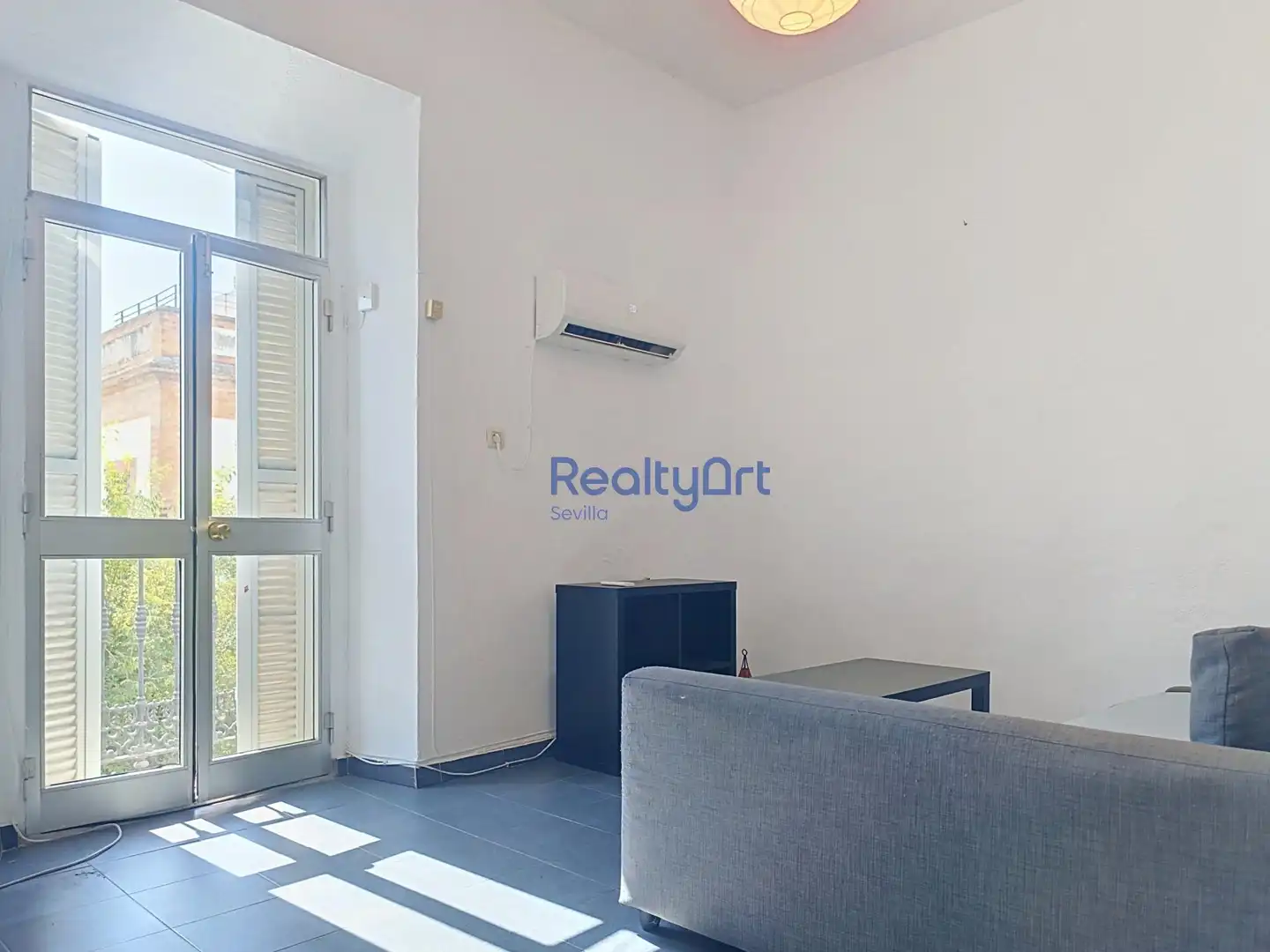 Sala de estar de Piso de alquiler en Sevilla con Aire acondicionado, Terraza y Amueblado