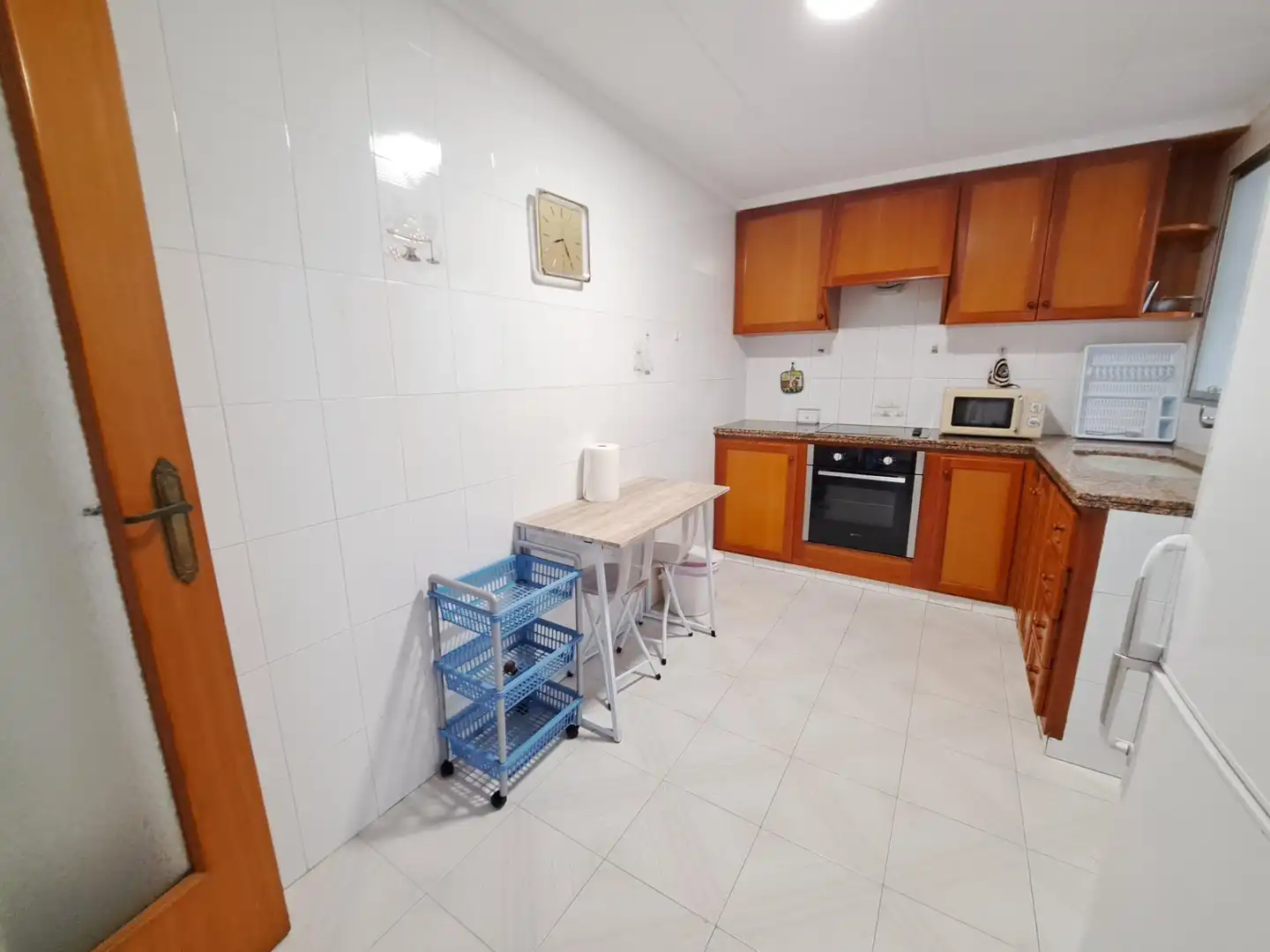 Cuina de Apartament de lloguer en Sueca amb Terrassa, Moblat i Balcó