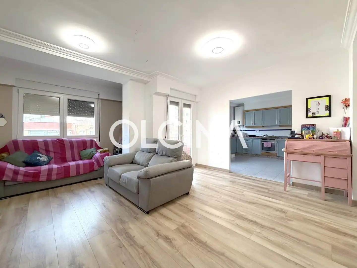 Sala de estar de Piso en venta en Cocentaina con Aire acondicionado, Trastero y Balcón