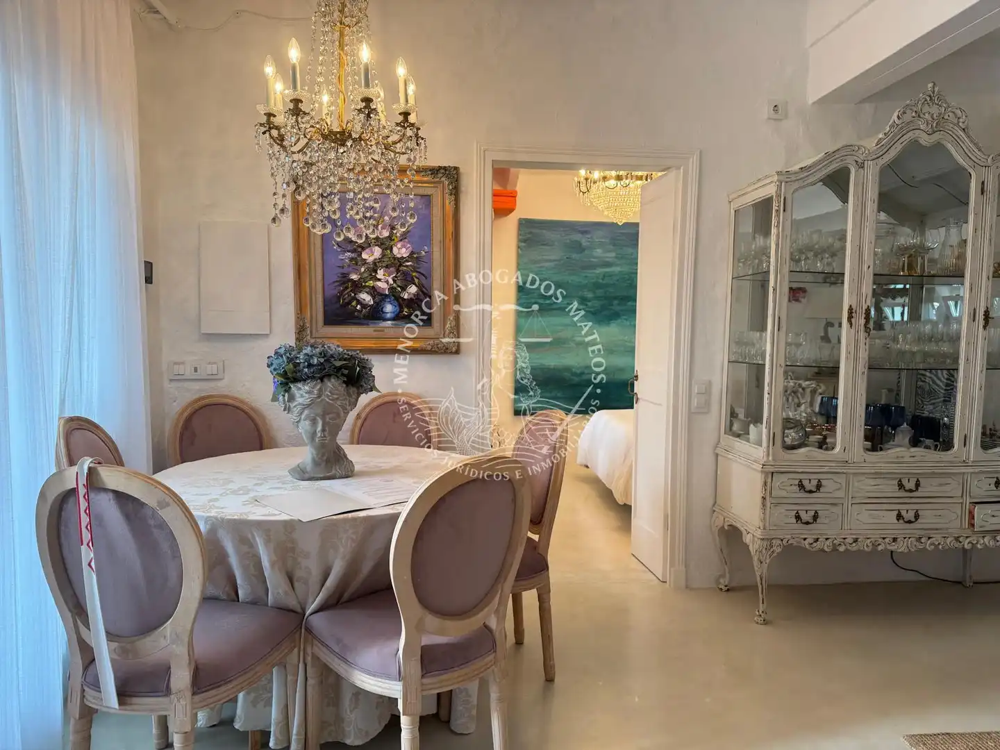 Comedor de Finca rústica en venta en Maó - Mahón con Aire acondicionado, Jardín privado y Terraza