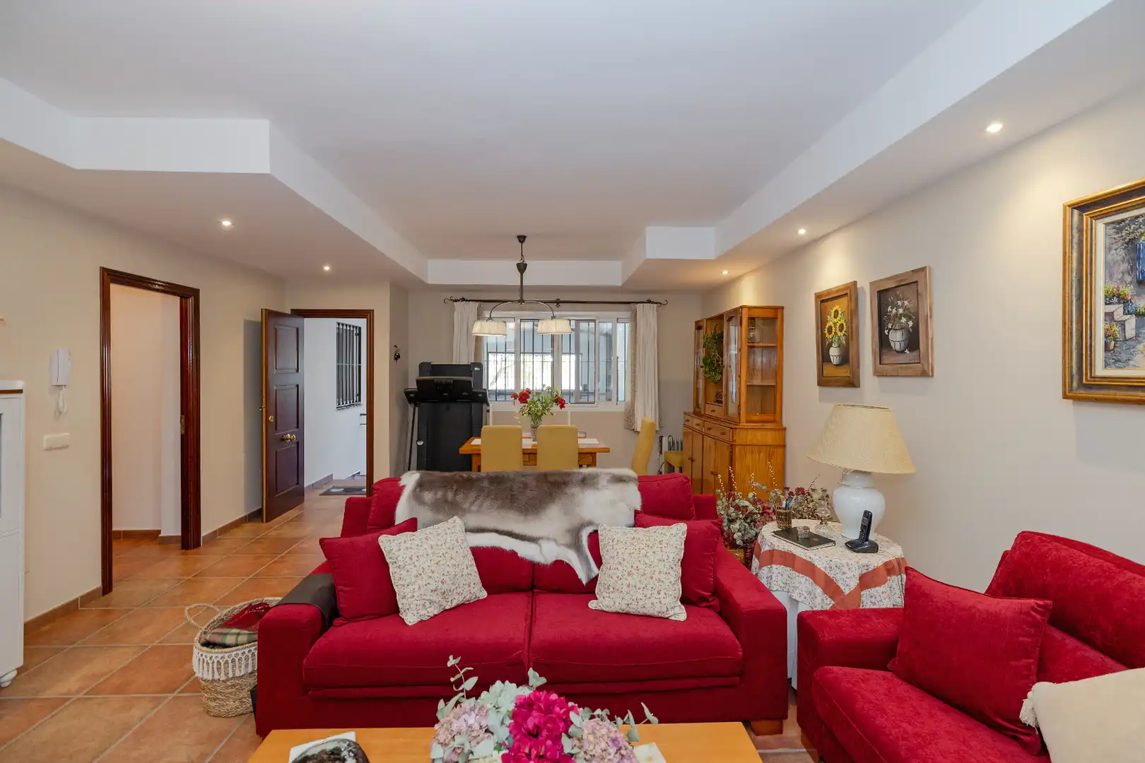Living room of Houses for sale in Málaga  with Air Conditioner, Heating and Private garden